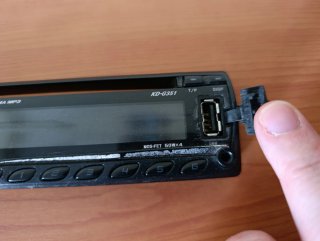 Frontal de Radio Coche JVC KD-G351 WMA MP3