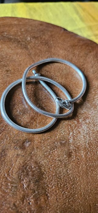Collana snake in argento