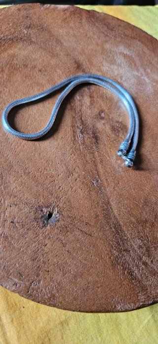 Collana snake in argento