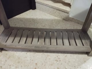Mesa de entrada madera gris/marrón