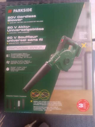 Soffiatore Parkside 20V - Solo unità