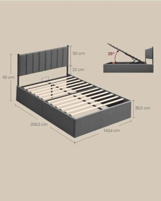 Colchón Ikea + Canapé Hidráulico