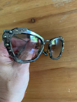 Miu Miu bedazzled sunglasses