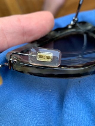 Miu Miu bedazzled sunglasses