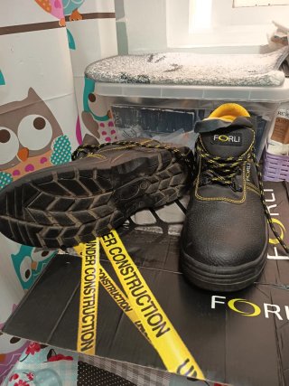 Botas de trabajo Forli negras y amarillas