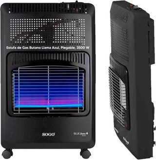 Estufa Gas SOGO Llama Azul 3500W Plegable