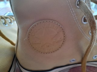 Zapatillas Converse Altas mostaza/blanco,Chuck 70.