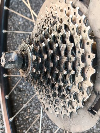 Venta en persona Ruedas de bicicleta con cassette