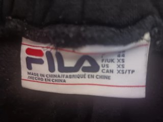Pantalón chándal Fila hombre negro