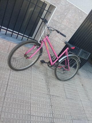 Bicicleta rosa