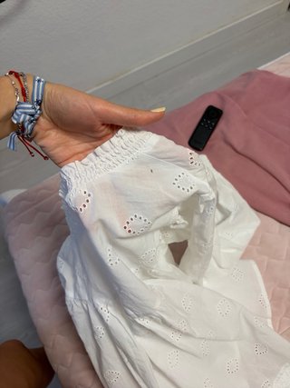 Blusa Mango Blanca Talla S