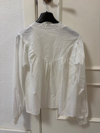 Blusa Mango Blanca Talla S