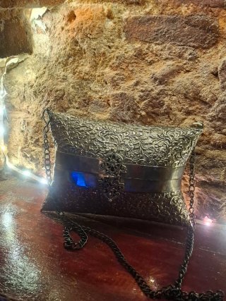 Bolso/Cartera Metálico Diseño Vintage