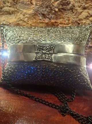 Bolso/Cartera Metálico Diseño Vintage