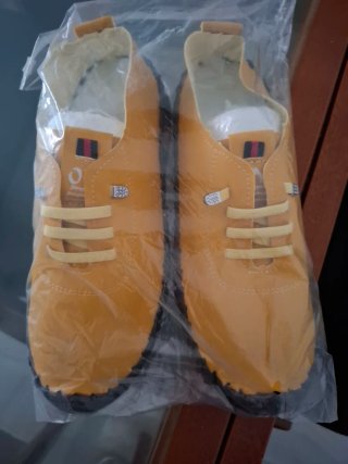 Zapatos planos mujer amarillos