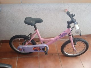 Bicicleta infantil rosa
