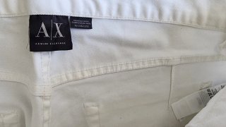 Vaqueros Armani Exchange blancos Talla 46
