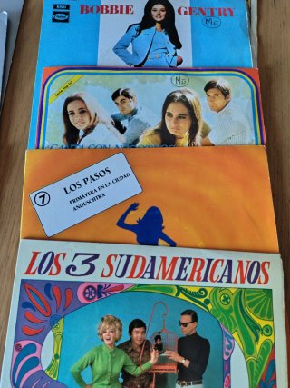 Discos de vinilo singles años 60