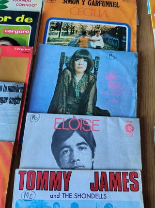 Discos de vinilo singles años 60