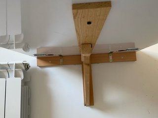 Mesa plegable blanca
