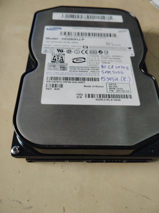 LOTE 2 DISCOS HDD SEAGATE Y SAMSUNG 80GB CADA UNO