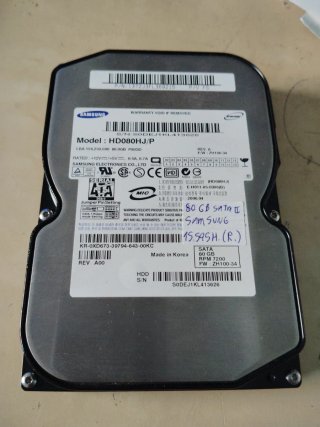 LOTE 2 DISCOS HDD SEAGATE Y SAMSUNG 80GB CADA UNO