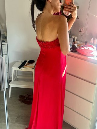 Vestido Pronovias Fiesta Rojo