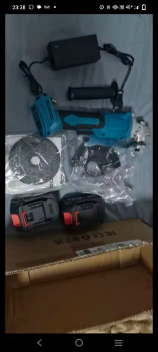 Amoladora Radial con 2 Baterías