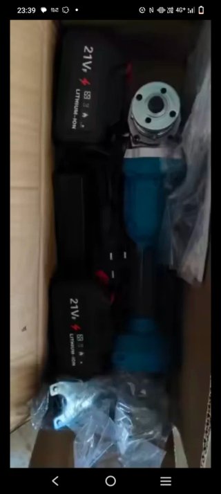Amoladora Radial con 2 Baterías