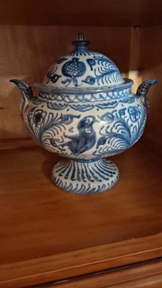 Sopera y salsera cerámica artesanal Granadina