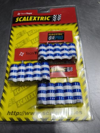Scalextric Vallas con decoración pancarta