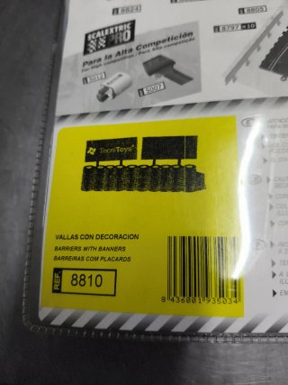 Scalextric Vallas con decoración pancarta