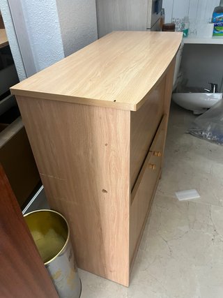 Mueble zapatero de madera