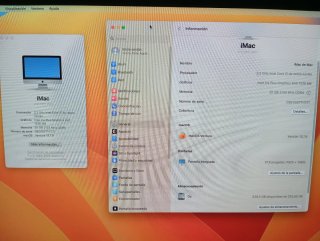 Imac 21,5 i5 20Gb RAM 2017 256Gb Ssd