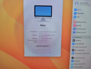 Imac 21,5 i5 20Gb RAM 2017 256Gb Ssd