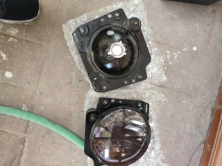 Faros ahumados Golf MK2