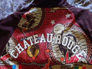 Chaqueta Jordan x Maison Chateau Rouge Marrón Roja