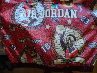 Chaqueta Jordan x Maison Chateau Rouge Marrón Roja