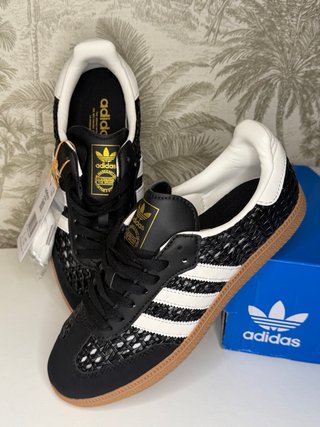 Zapatilla Adidas Samba OG Woven Negra