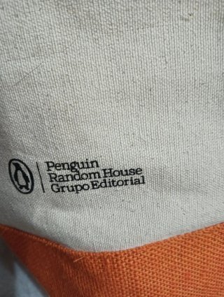 Bolso de playa Naranja y blanco