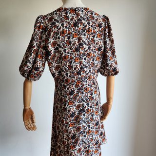 Abito corto fantasia floreale Taglia XL