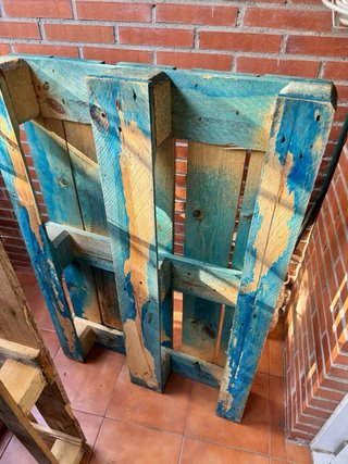 Ultimo dia.Palets europeos de madera