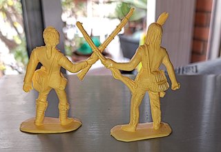 FIGURAS DANIEL BOONE Y MINGO