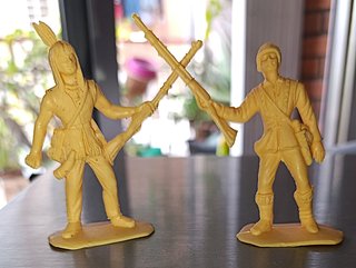 FIGURAS DANIEL BOONE Y MINGO