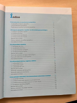 Libro de geografía de segundo de bachillerato