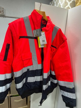 Chaqueta de trabajo alta visibilidad xxl