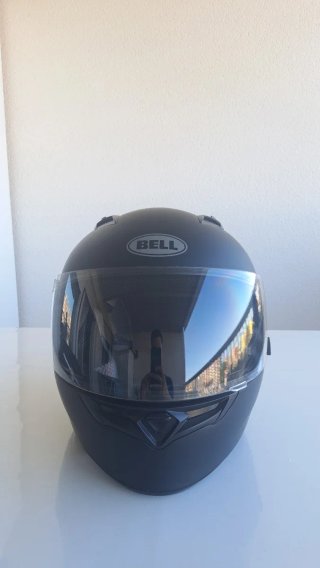 Casco Moto Bell Negro Mate talla S