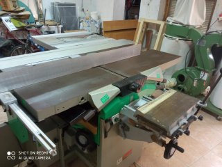 Maquina de carpintería combinada, y aspiración.
