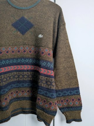 Jersey Lacoste unisex marrón