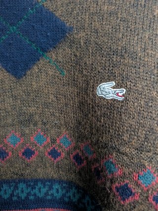 Jersey Lacoste unisex marrón